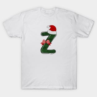 Letter Z - Christmas Letter T-Shirt